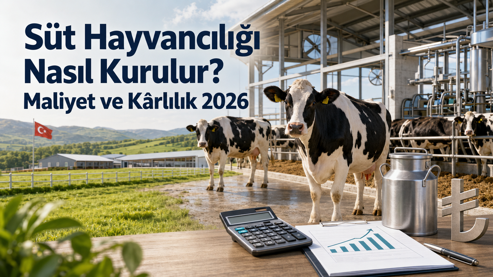 Süt Hayvancılığı Nasıl Kurulur? Maliyet ve Kârlılık 2026